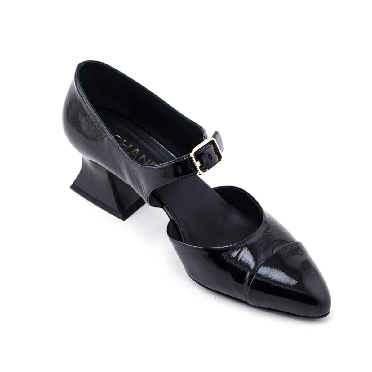 Chanel Black Patent D’Orsay Pumps Size US 9 | EU 39