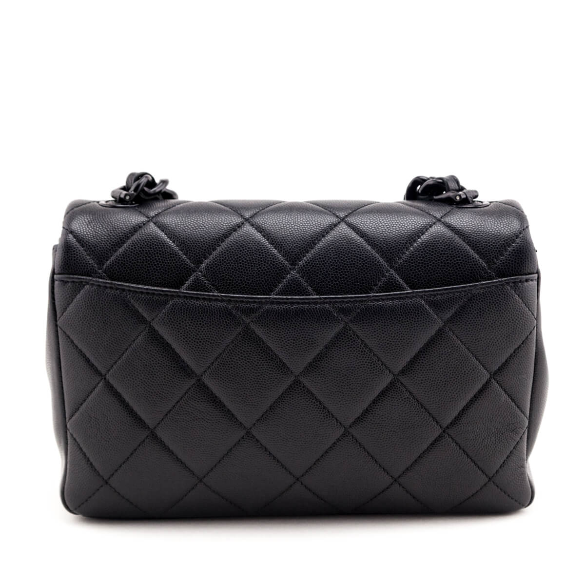 Chanel Black Quilted Grained Calfskin My Everything Flap Bag