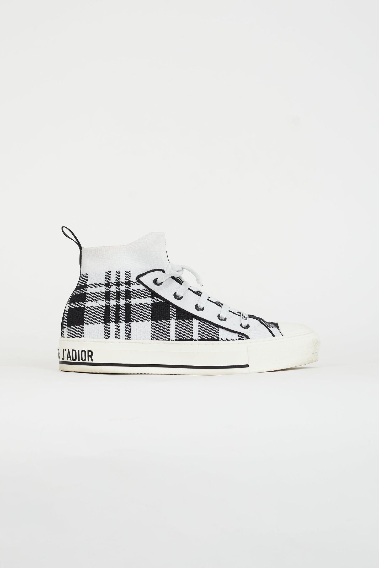 Black & White Walk'n'Dior Check Sneaker