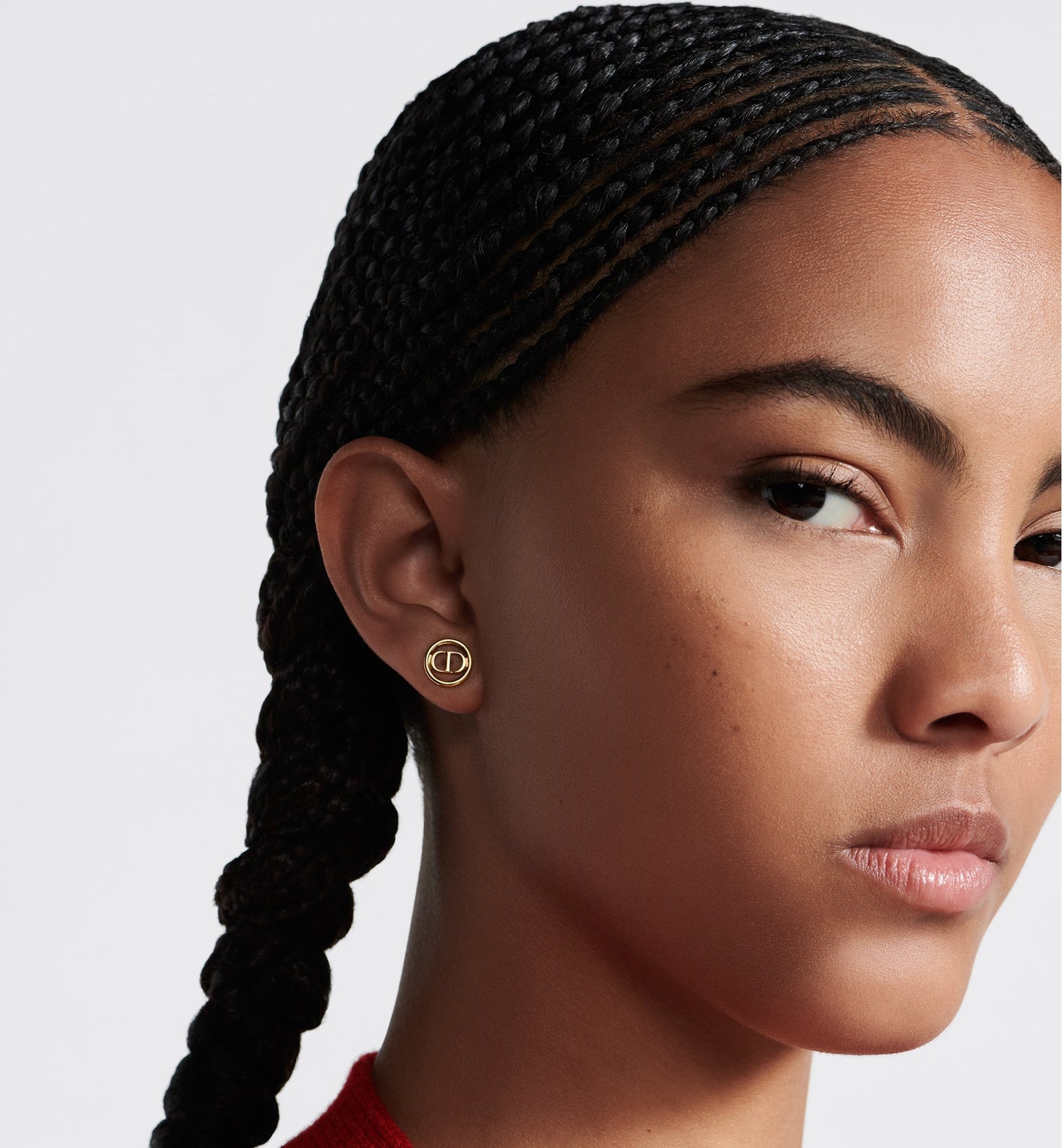 30 Montaigne Stud Earrings • Gold-Finish Metal