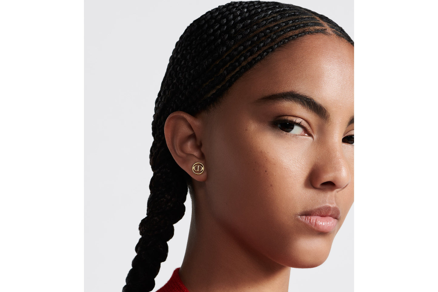 30 Montaigne Stud Earrings • Gold-Finish Metal