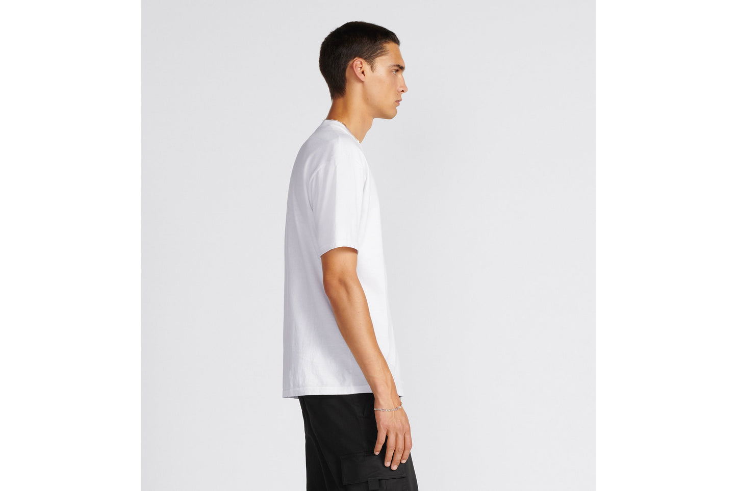 Relaxed-Fit T-Shirt • White Slub Organic Cotton Jersey