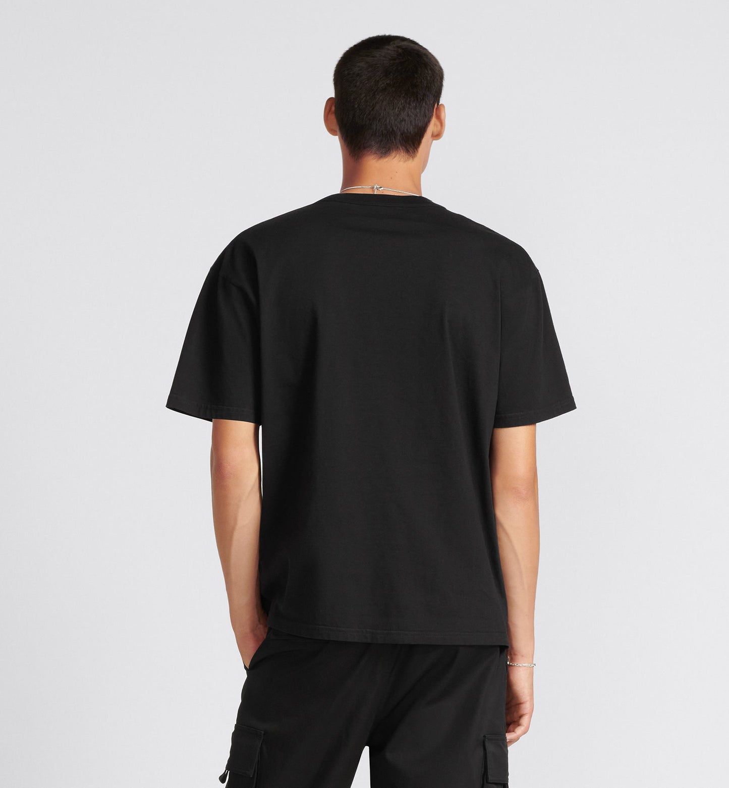 Relaxed-Fit T-Shirt • Black Slub Organic Cotton Jersey