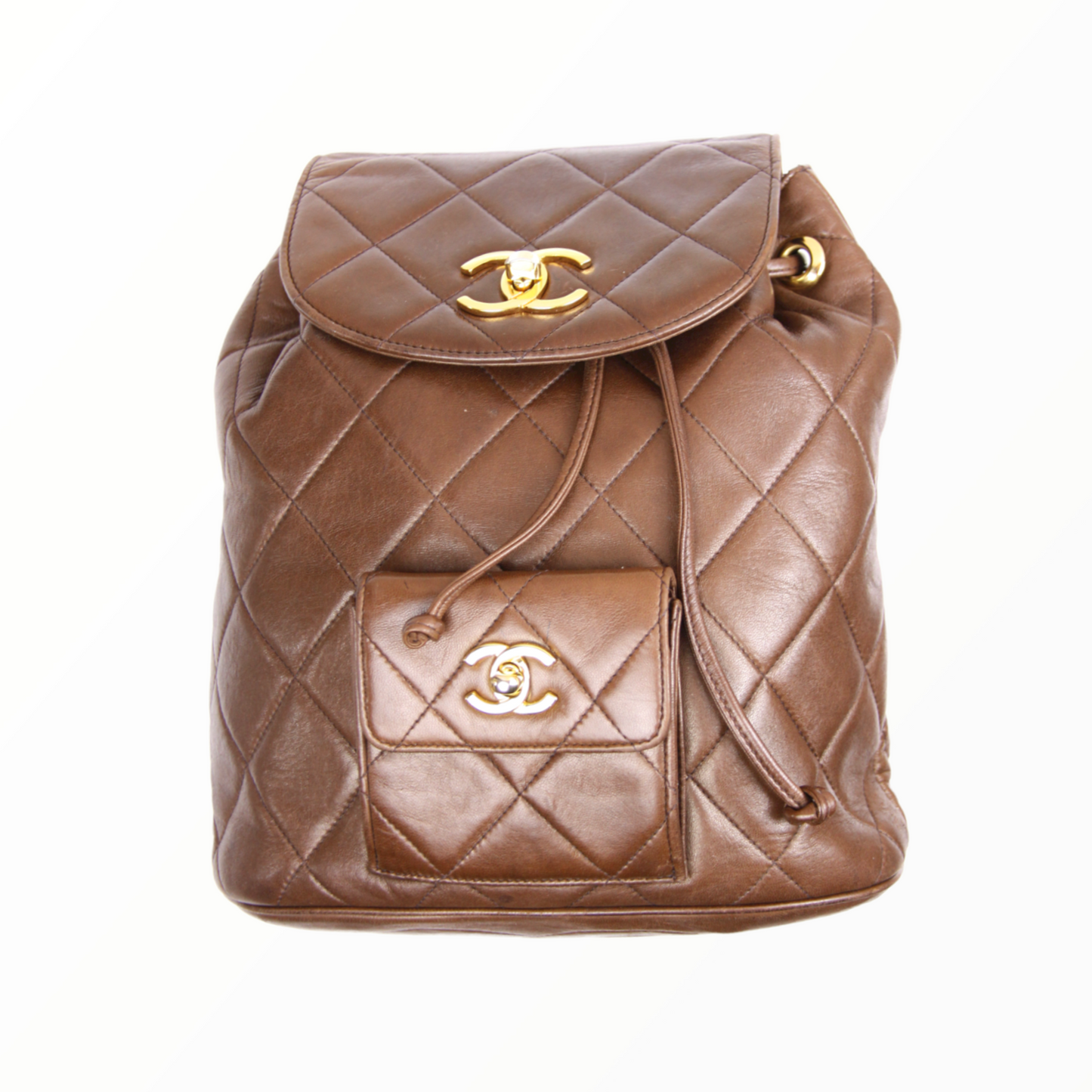 Chanel brown backpack - 1990s