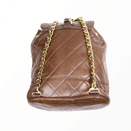 Chanel brown backpack - 1990s