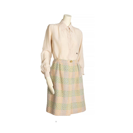 Chanel Boutique tweed skirt - M - 1980s