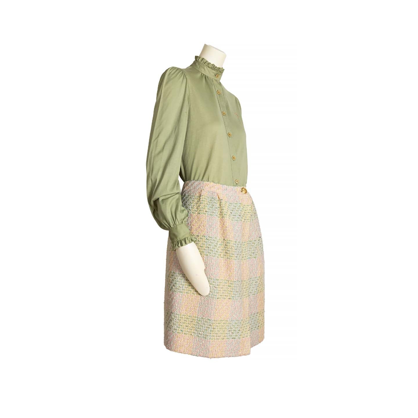 Chanel Boutique tweed skirt - M - 1980s