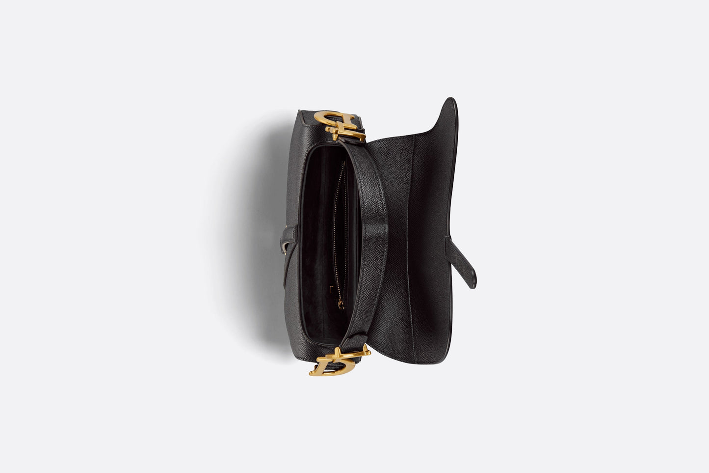 Saddle Bag • Black Grained Calfskin