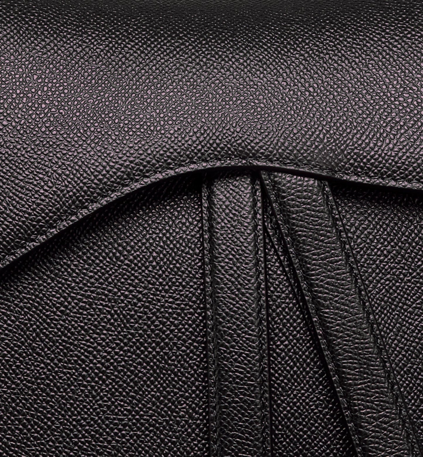 Saddle Bag • Black Grained Calfskin