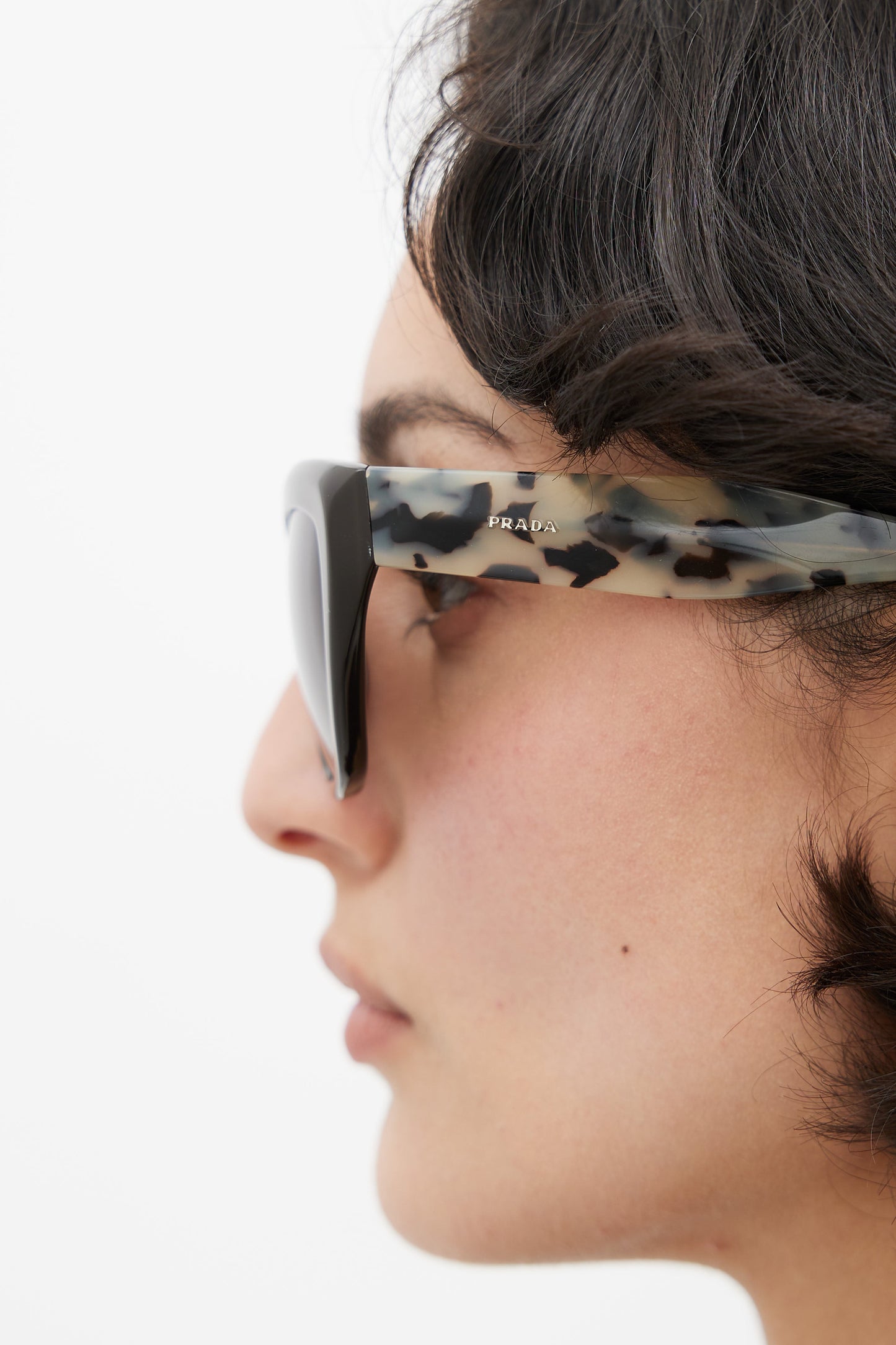 Brown SPR03Q Tapered Sunglasses
