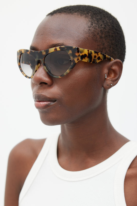 Brown SPR27Q-F Cateye Sunglasses
