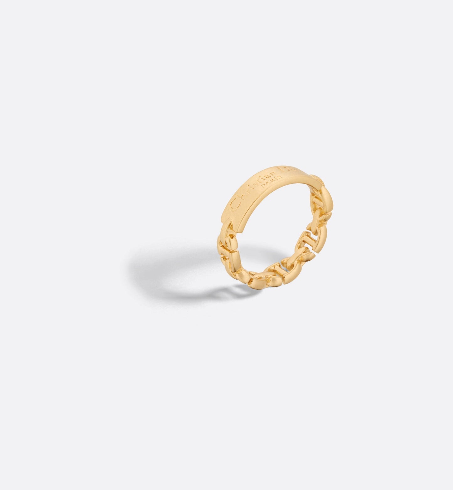 Dior Club Ring • Gold-finish metal