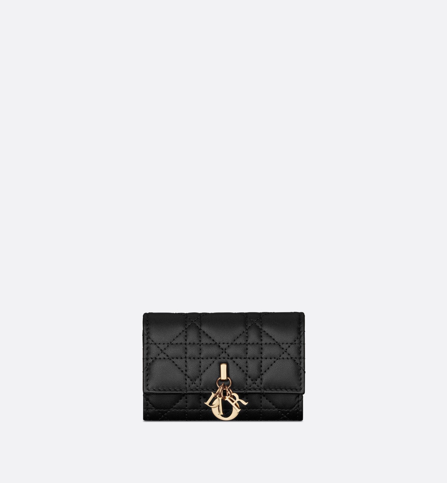 Lady Dior XS Wallet • Black Cannage Lambskin