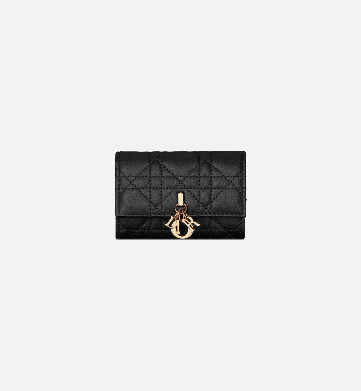 Lady Dior XS Wallet • Black Cannage Lambskin