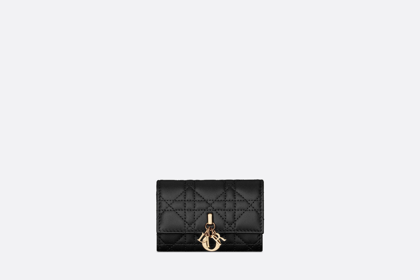 Lady Dior XS Wallet • Black Cannage Lambskin