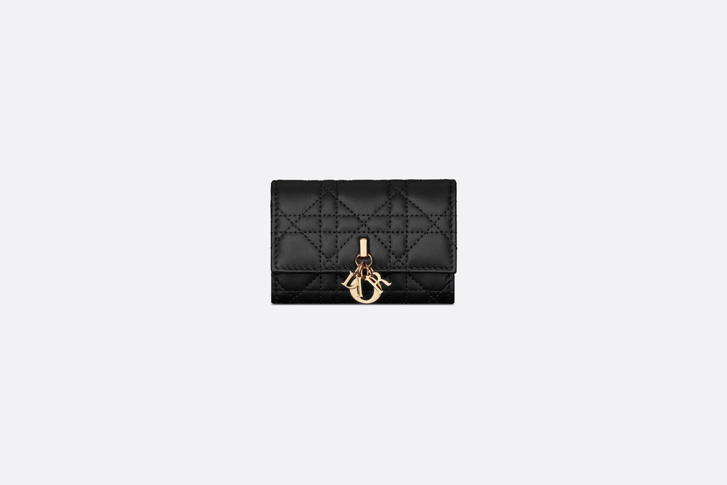 Lady Dior XS Wallet • Black Cannage Lambskin