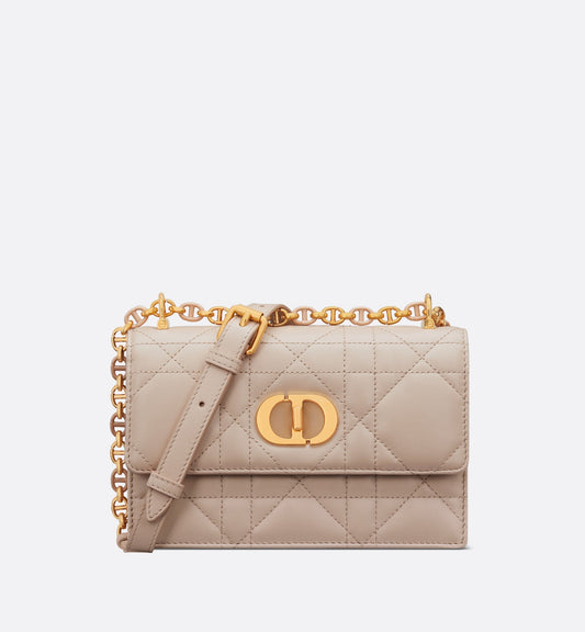 Mini Miss Caro Bag • Caramel Beige Macrocannage Lambskin