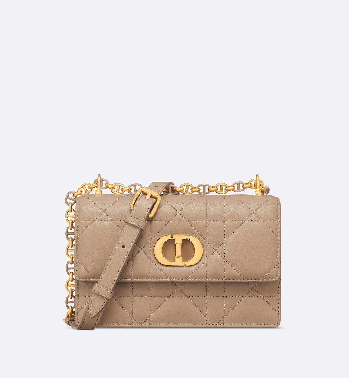 Miss Caro Mini Bag • Biscuit Macrocannage Lambskin