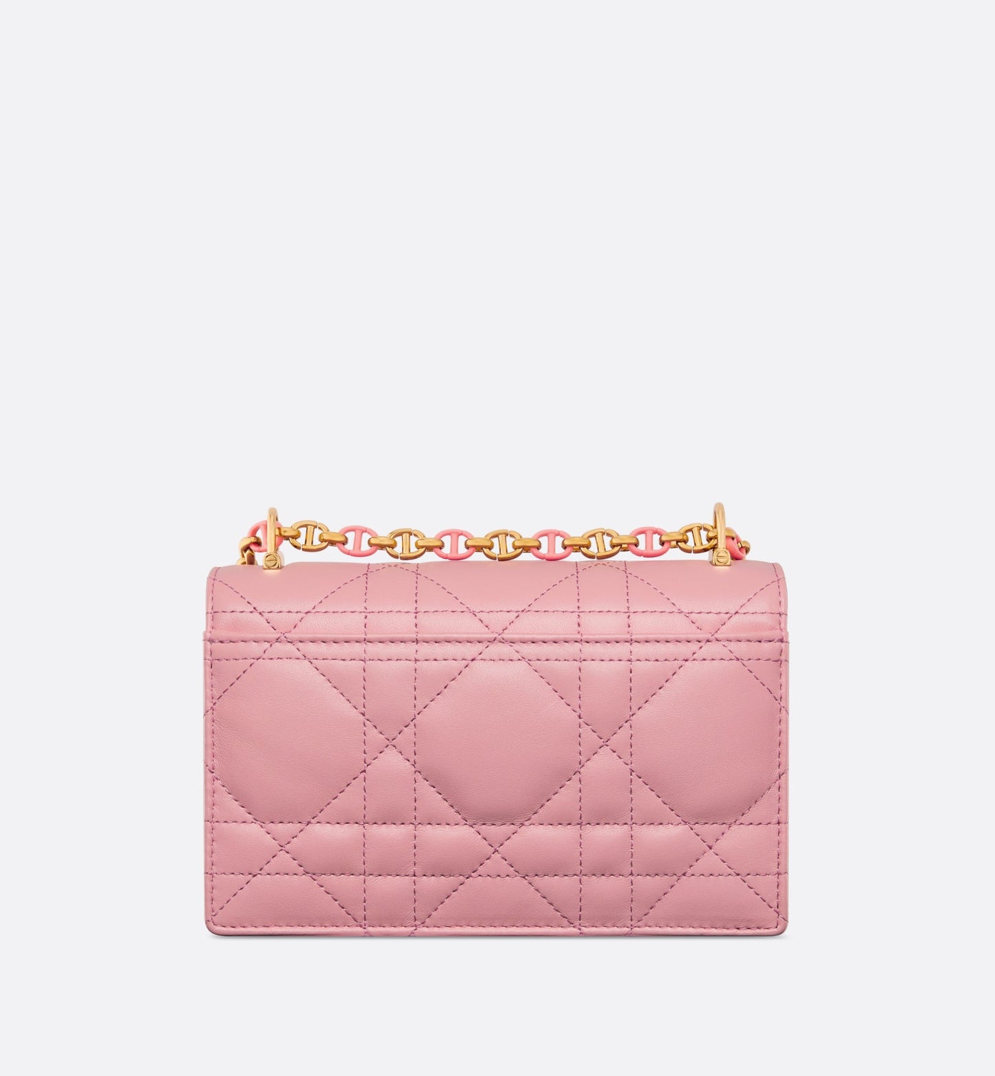 Miss Caro Mini Bag • Melocoton Pink Macrocannage Lambskin