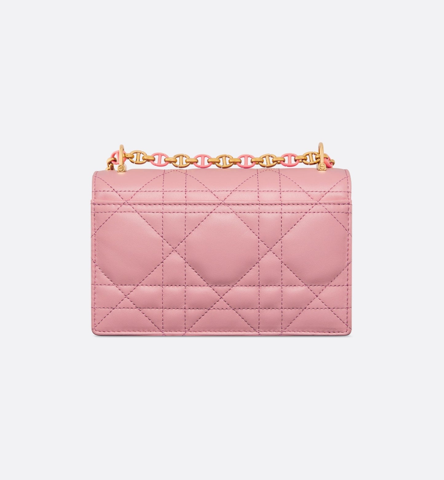 Miss Caro Mini Bag • Melocoton Pink Macrocannage Lambskin