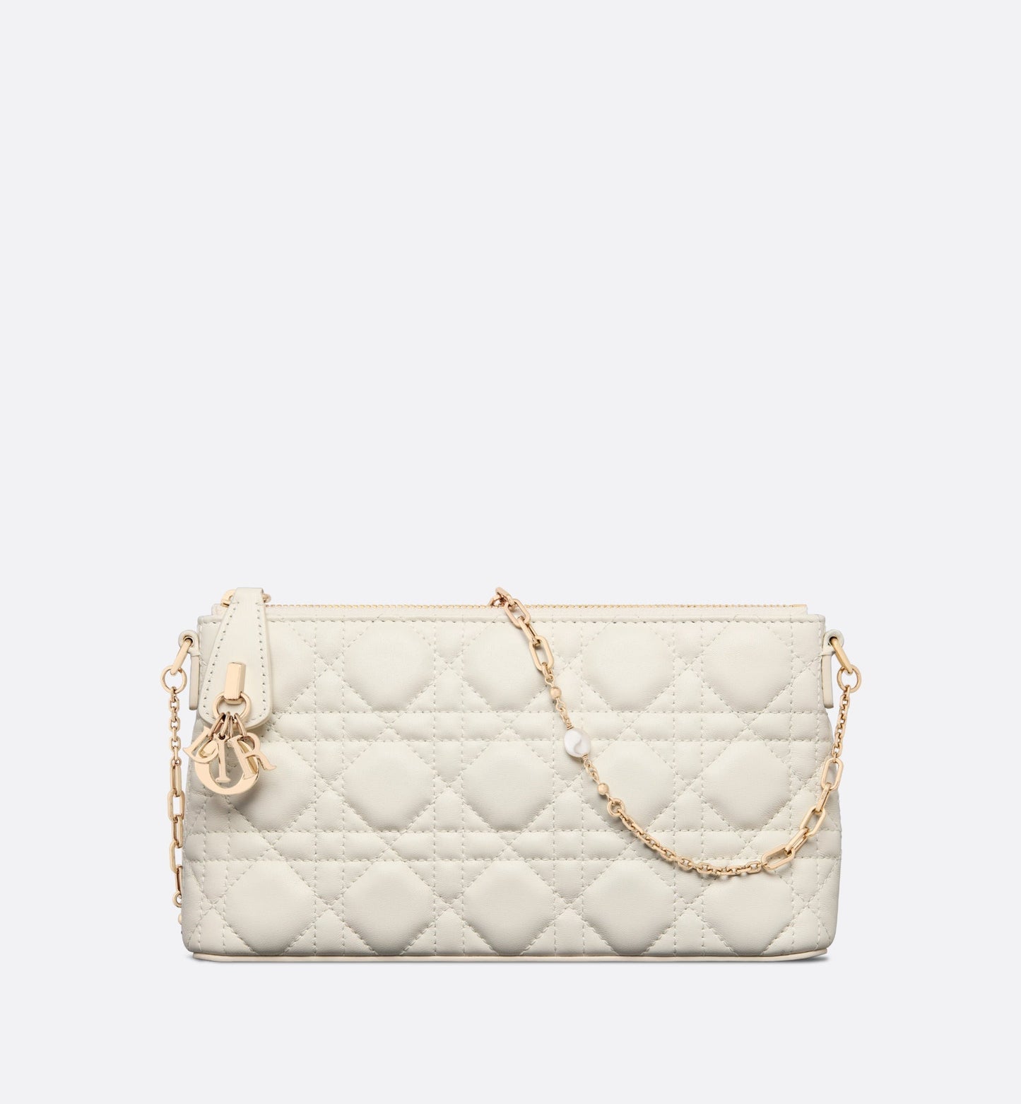 Miss Dior Mini Shoulder Bag • Latte Cannage Lambskin