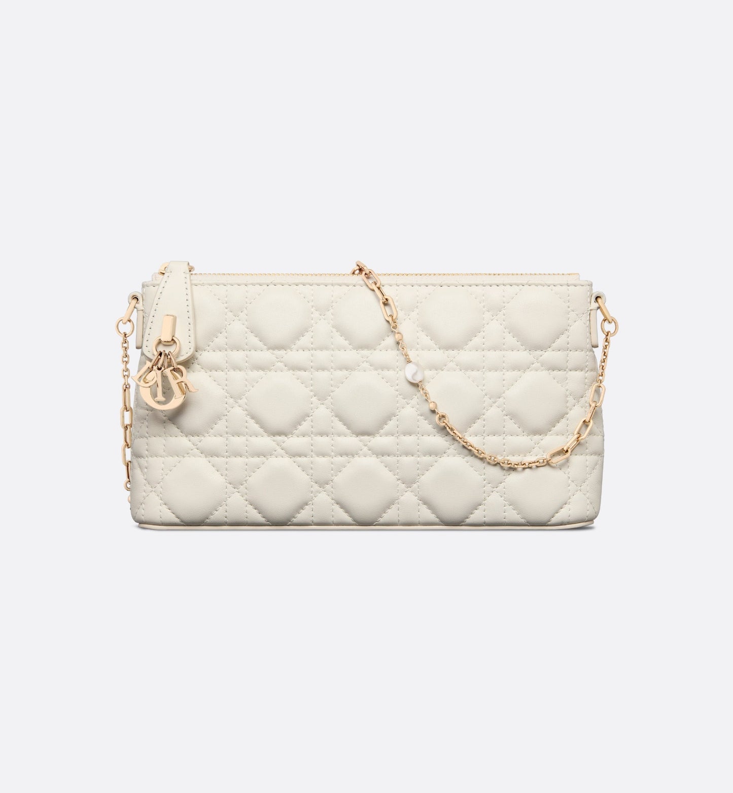 Miss Dior Mini Shoulder Bag • Latte Cannage Lambskin