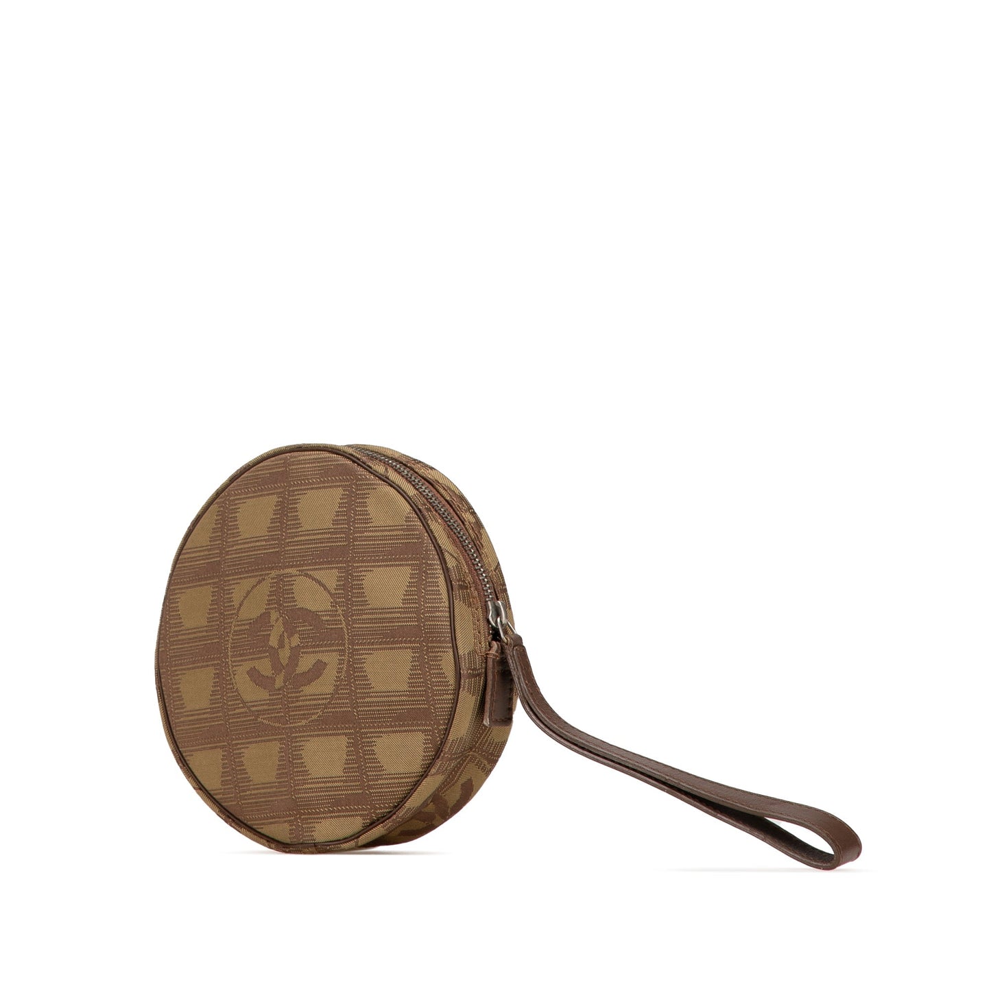 Green Chanel New Travel Line Nylon Pouch