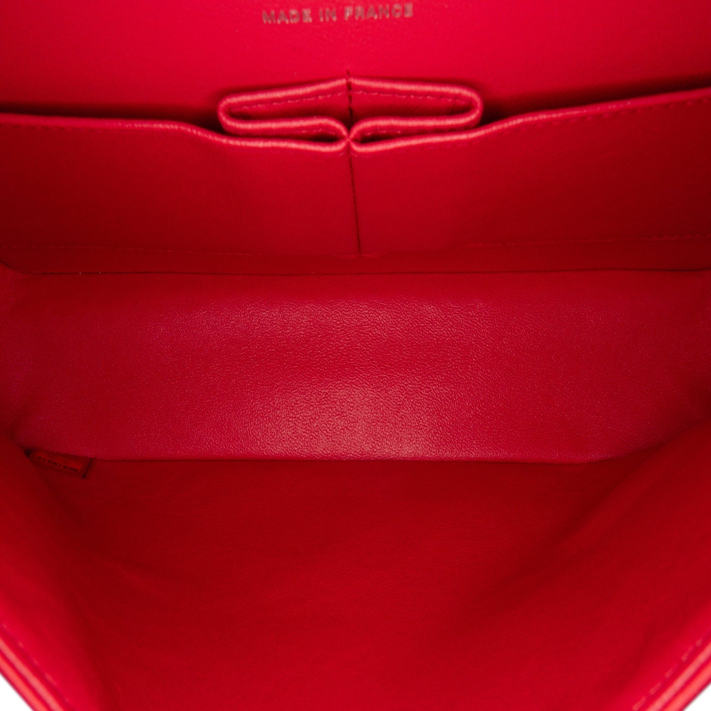 Red Chanel Medium Classic Patent Double Flap Shoulder Bag