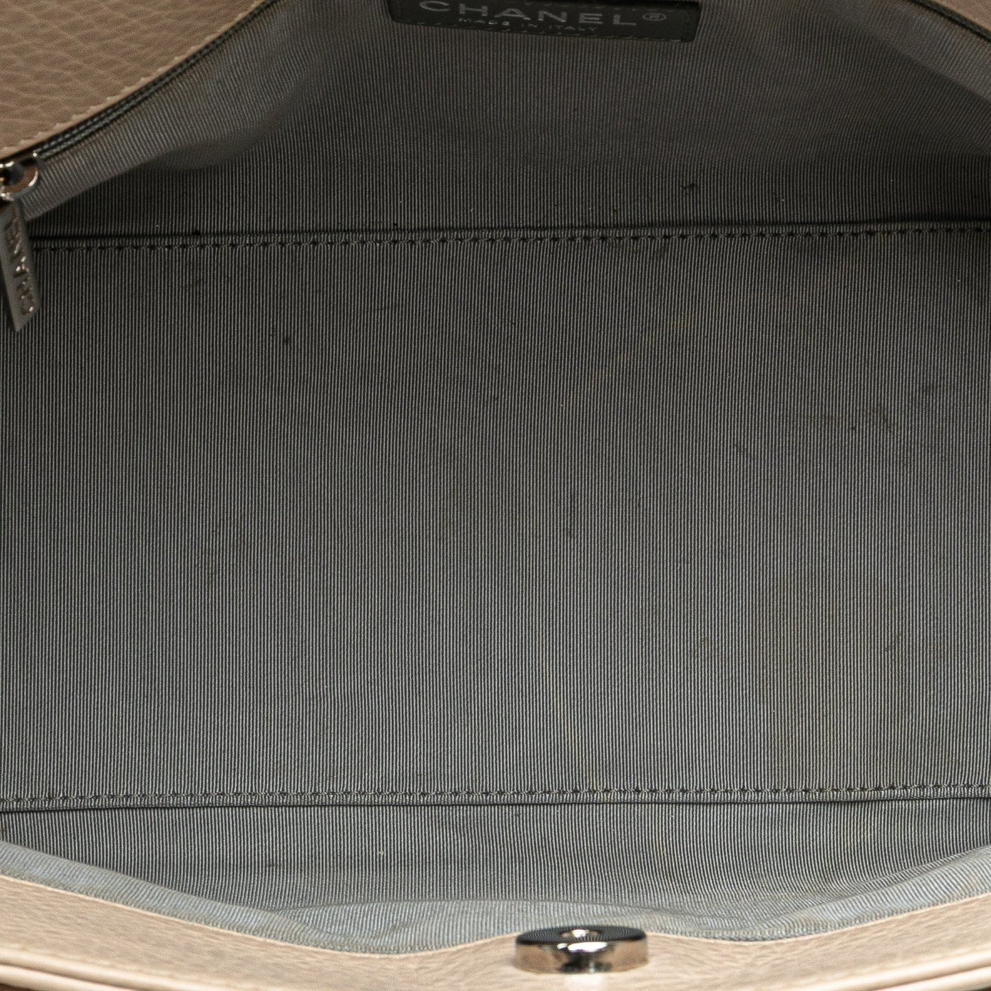 Beige Chanel Small Calfskin Executive Cerf Tote