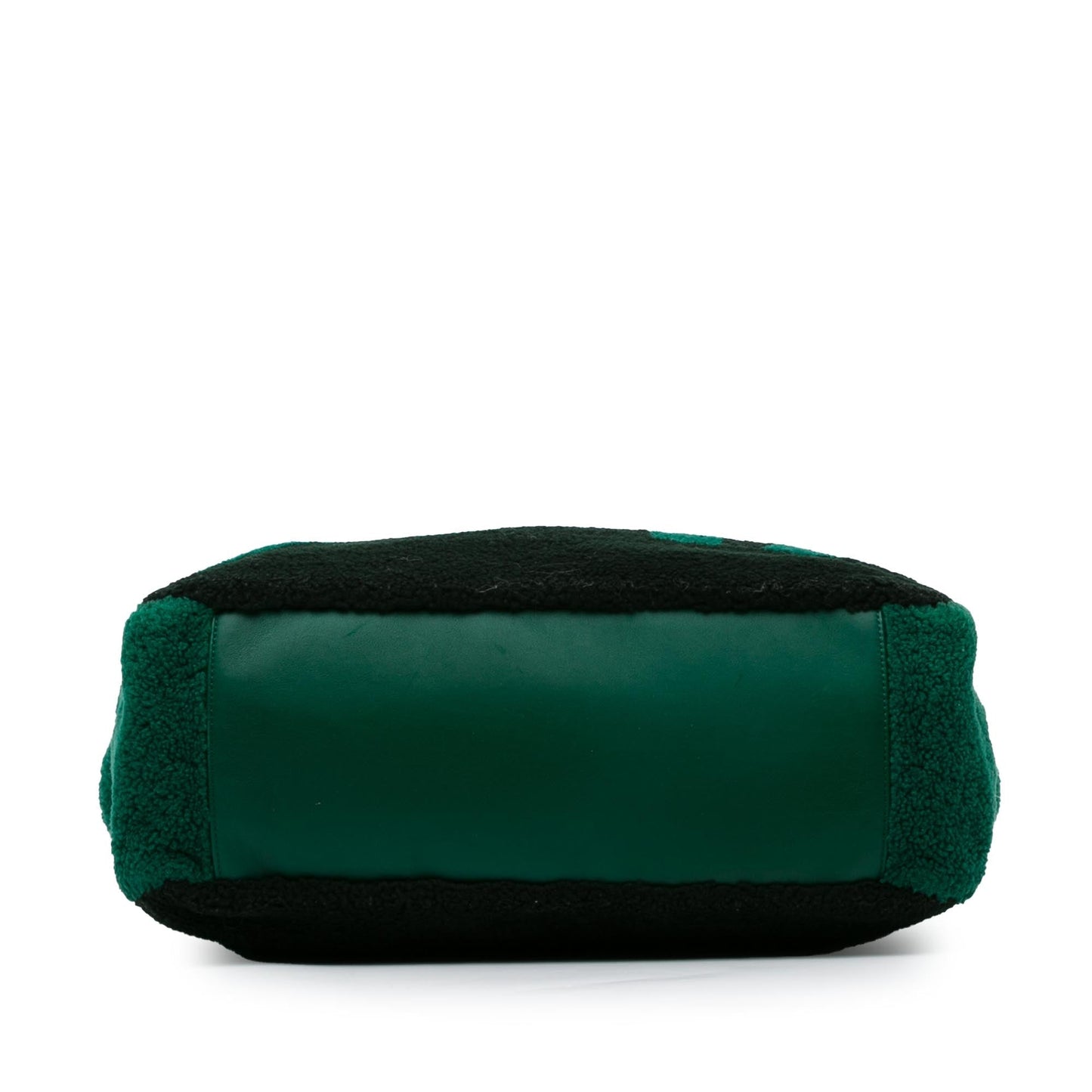 Black Chanel Large Shearling and Calfskin Deauville Shopping Tote Satchel