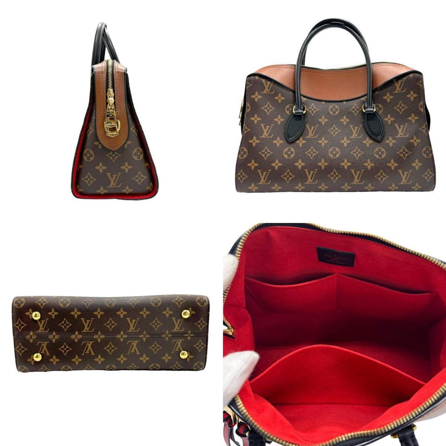 Louis Vuitton Tuileries  Canvas Shoulder Bag ()
