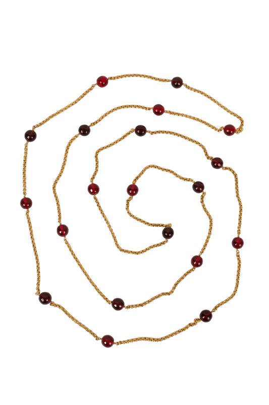 Collier / sautoir de perles Chanel