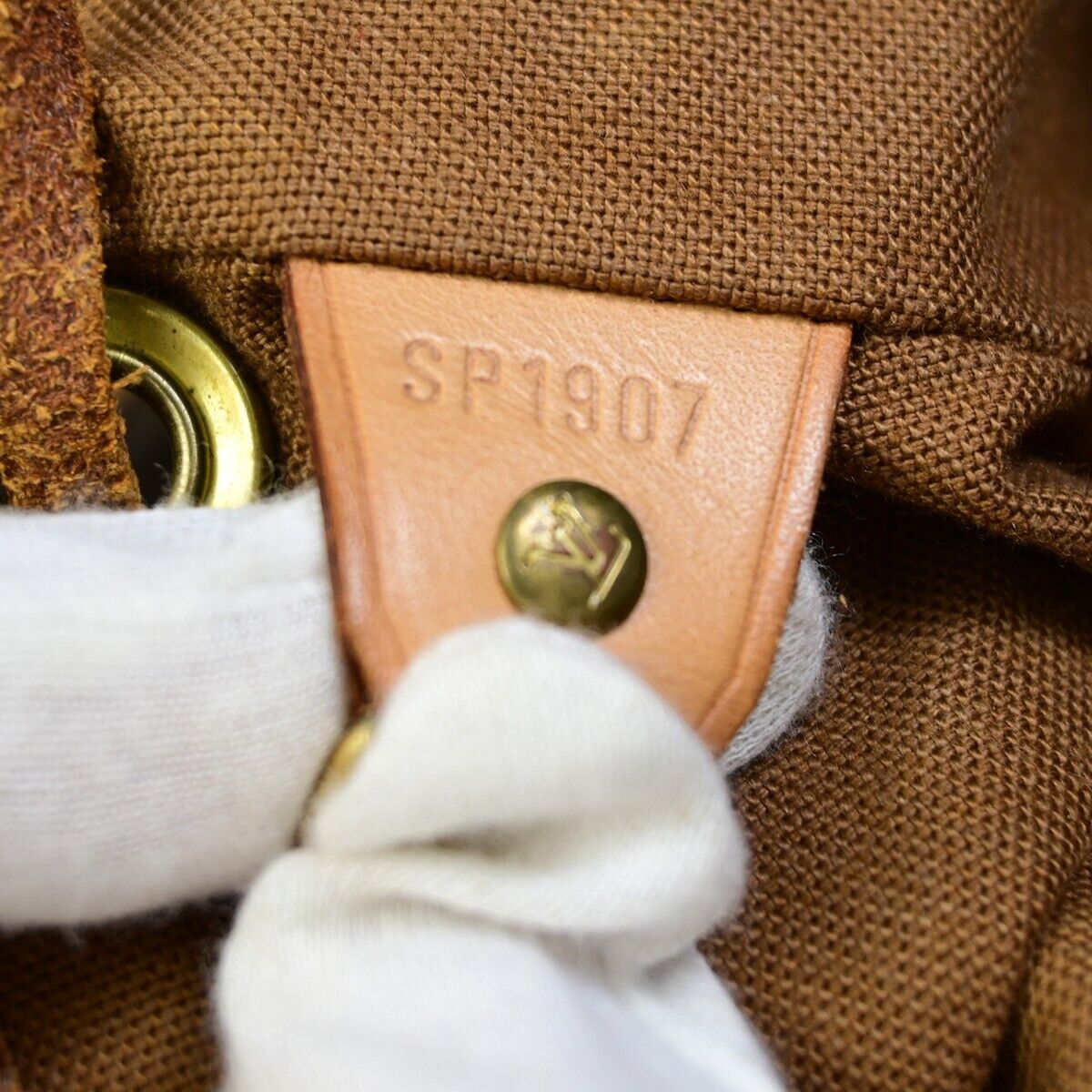 Louis Vuitton Montsouris  Canvas Backpack Bag ()