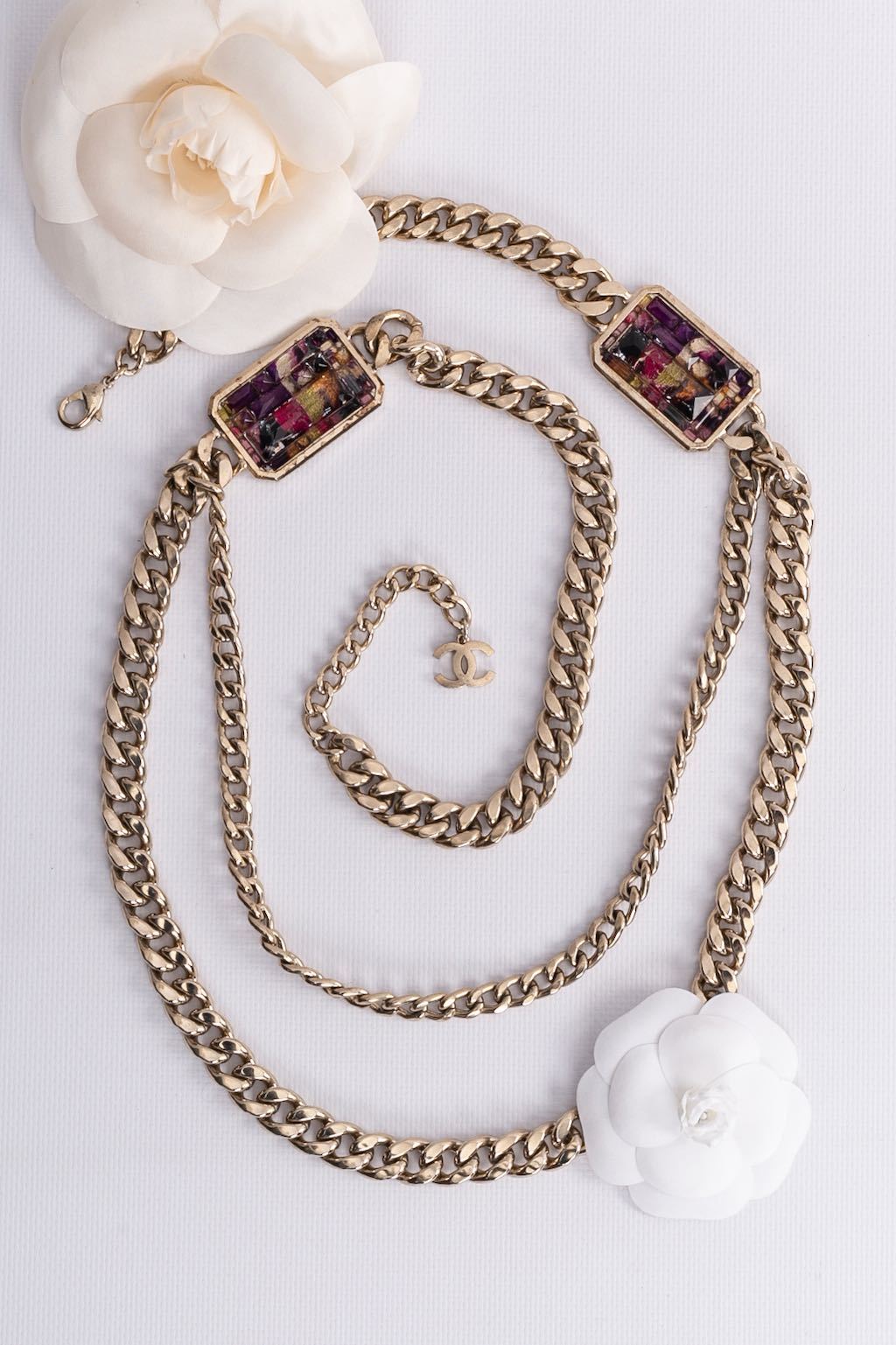 Collier gourmette Chanel Défilé