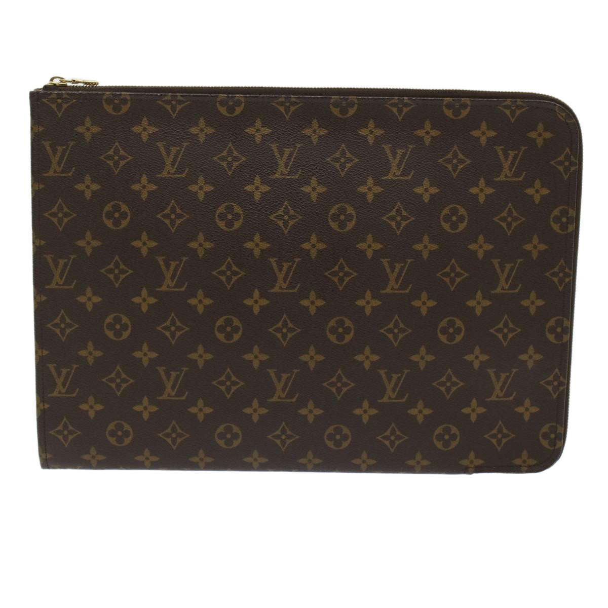 Louis Vuitton Poche Document  Canvas Clutch Bag ()