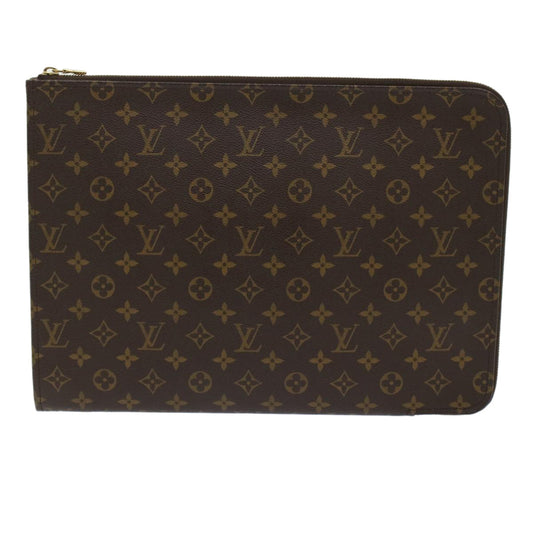 Louis Vuitton Poche Document  Canvas Clutch Bag ()