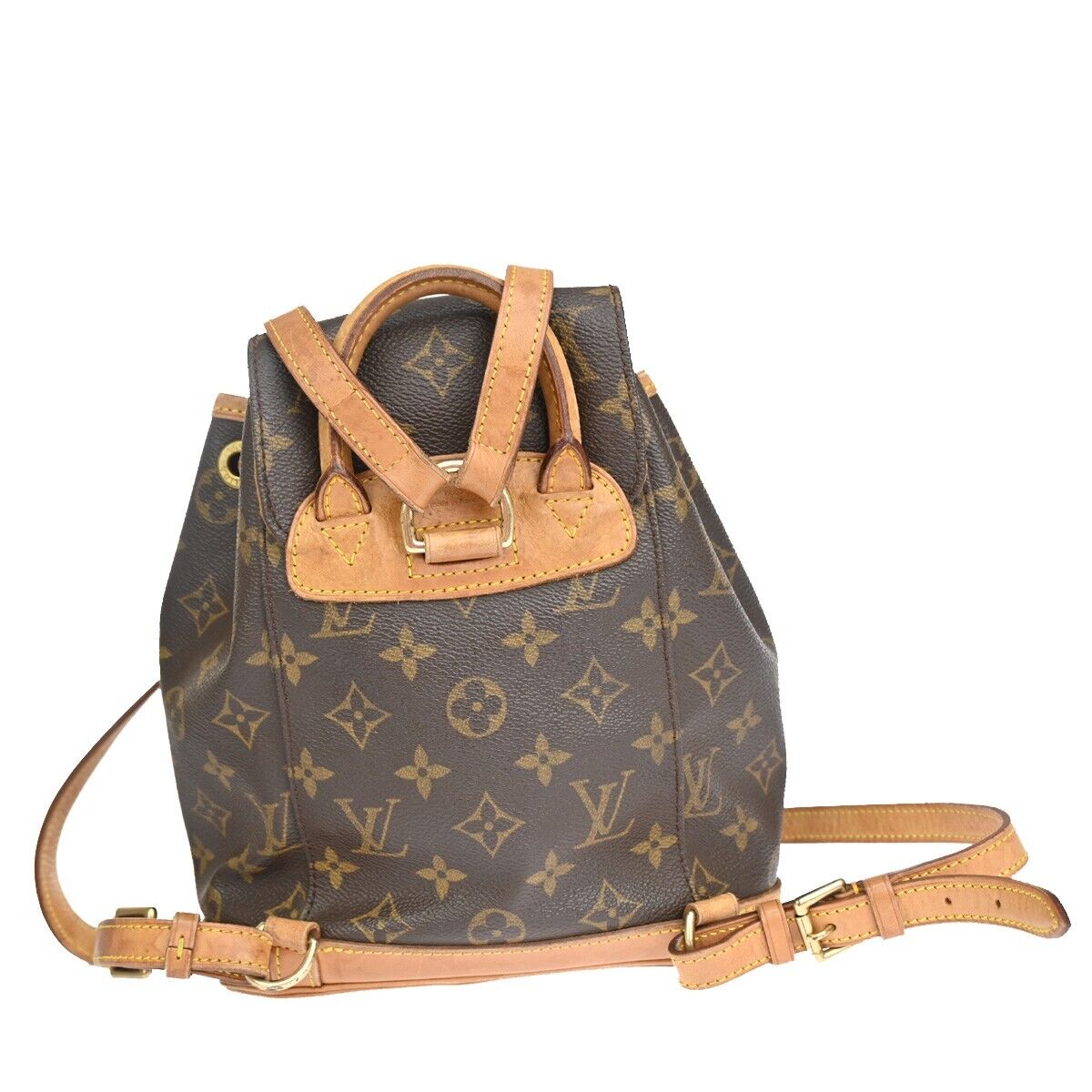 Louis Vuitton Montsouris  Canvas Backpack Bag ()