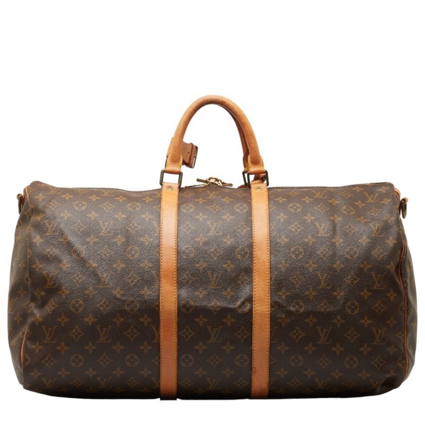 Louis Vuitton Keepall Bandouliere 55  Canvas Travel Bag ()