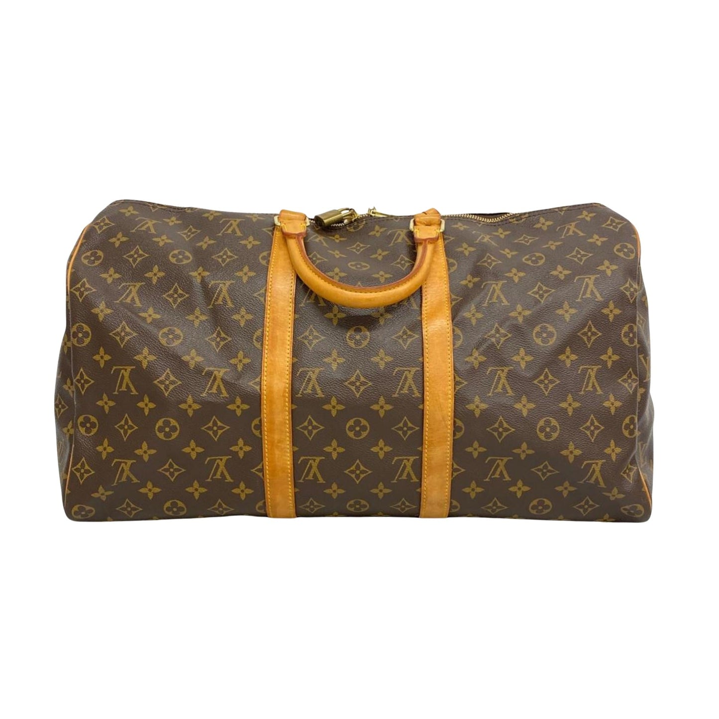 Louis Vuitton Keepall 55  Canvas Travel Bag ()