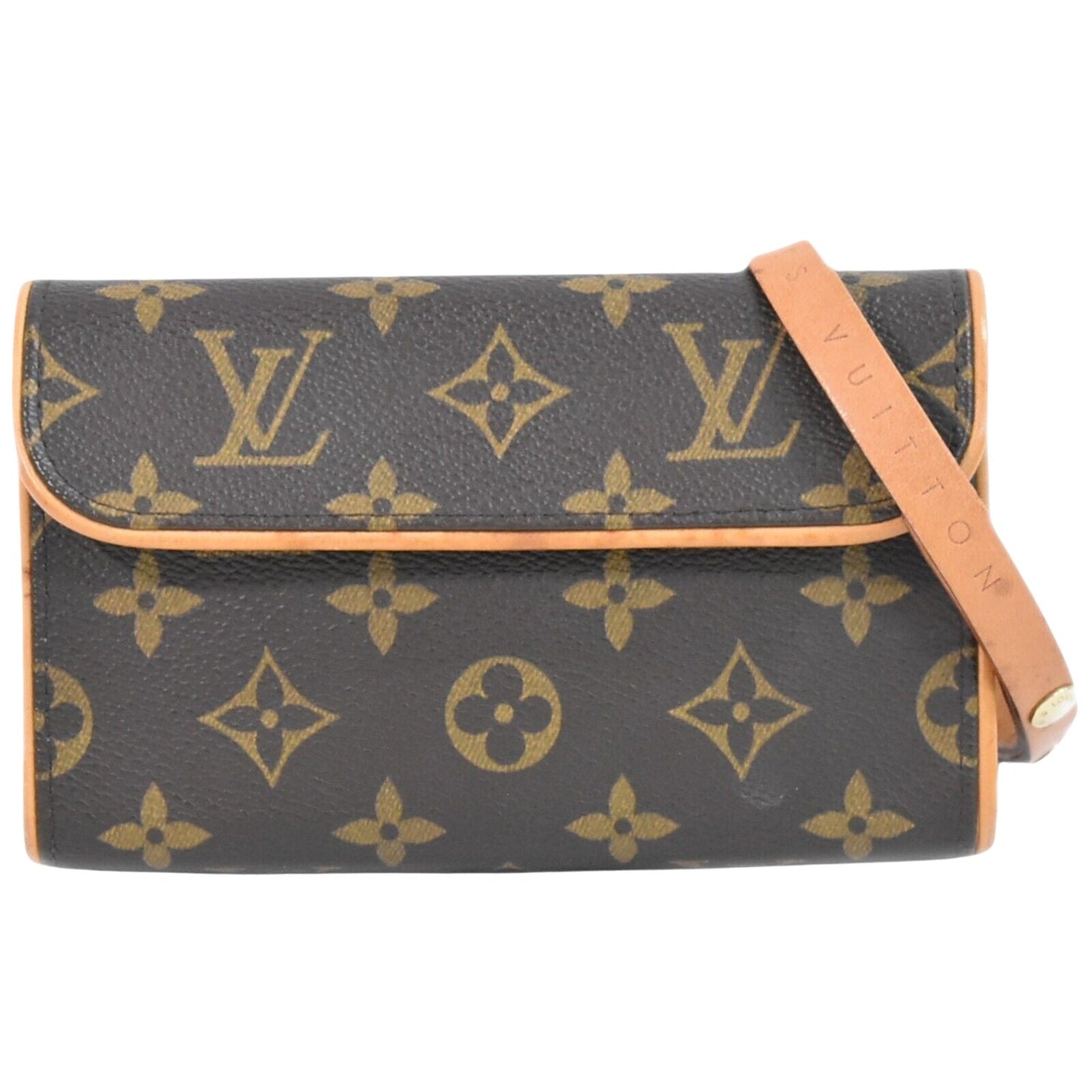 Louis Vuitton Pochette Florentine  Canvas Clutch Bag ()