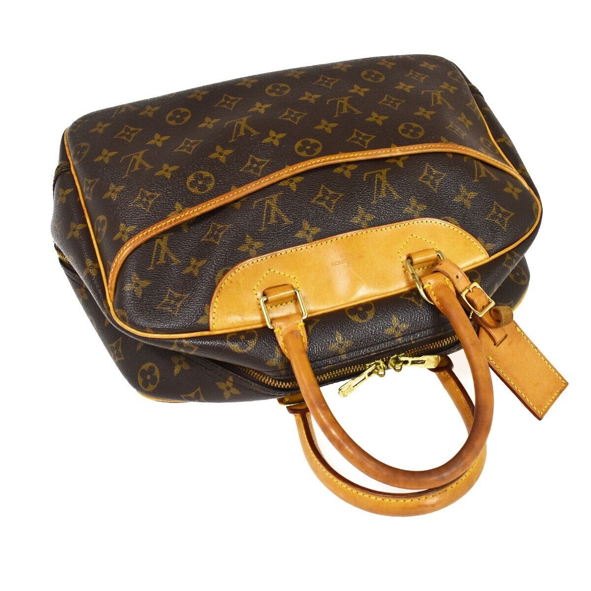 Louis Vuitton Deauville  Canvas Handbag ()