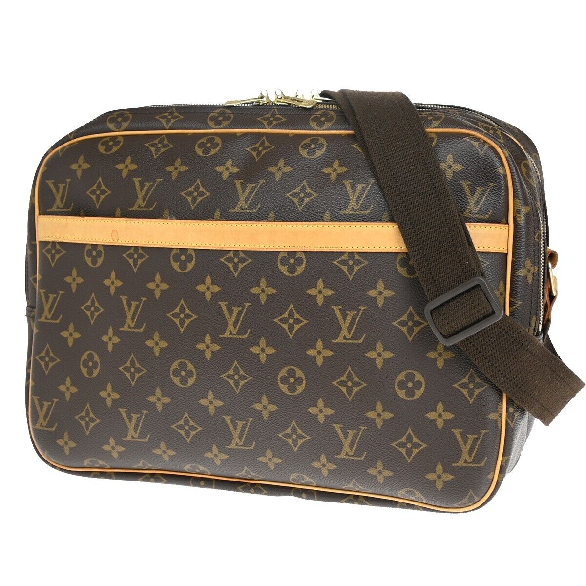 Louis Vuitton Reporter  Canvas Shoulder Bag ()