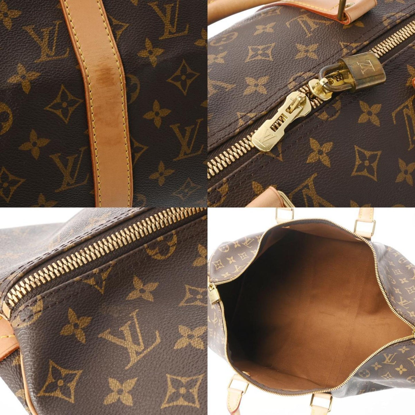 Louis Vuitton Keepall 50  Canvas Travel Bag ()