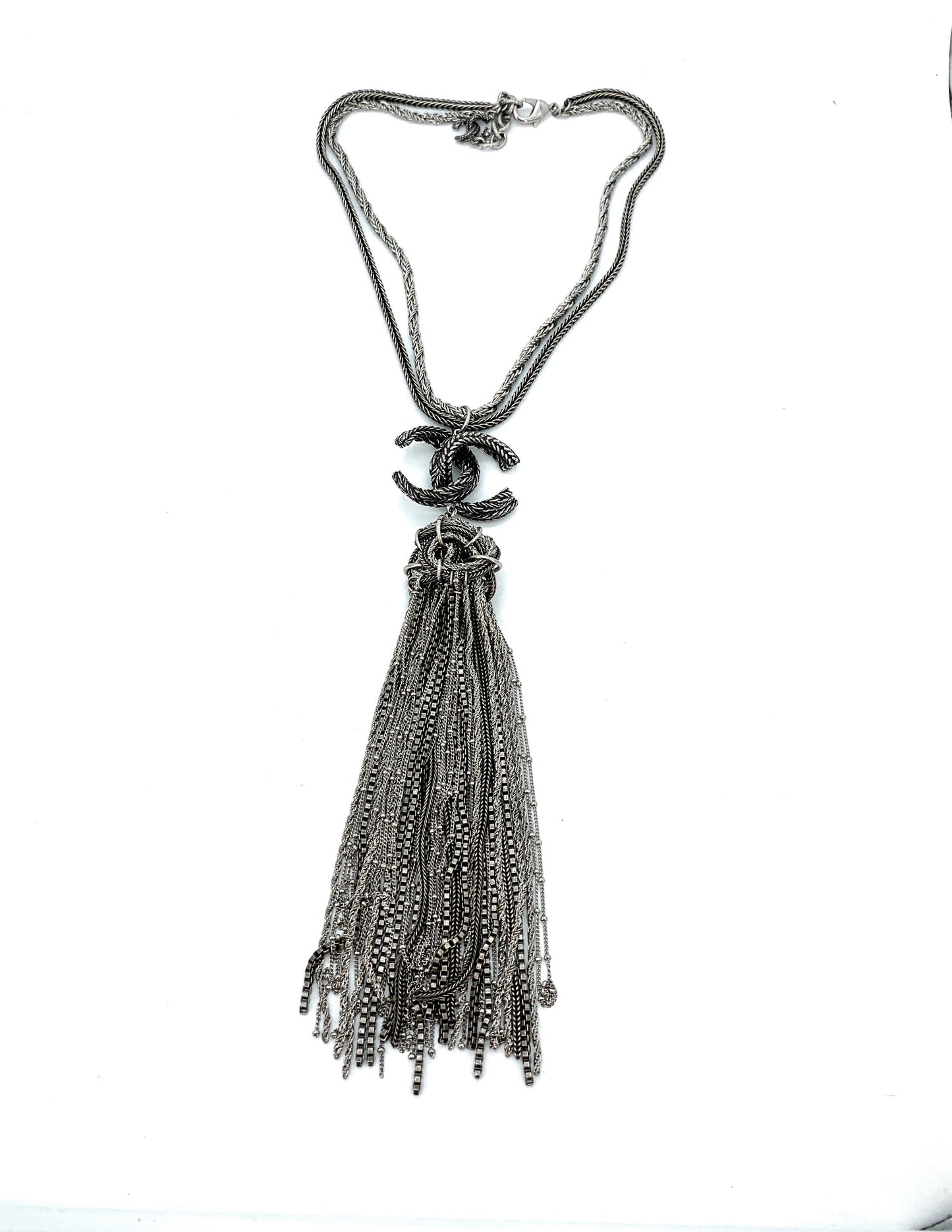 Chanel bag 2017 Strass CC Paris-Cosmopolite Tassel Necklace