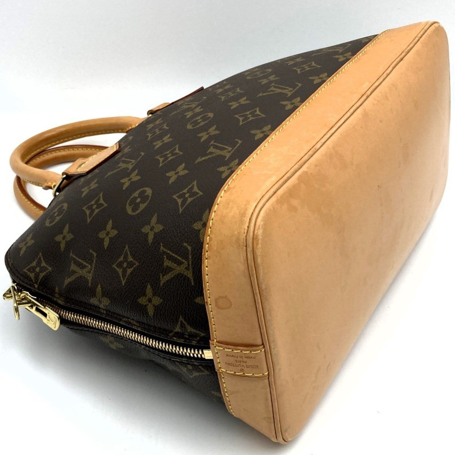 Louis Vuitton Alma  Canvas Handbag ()
