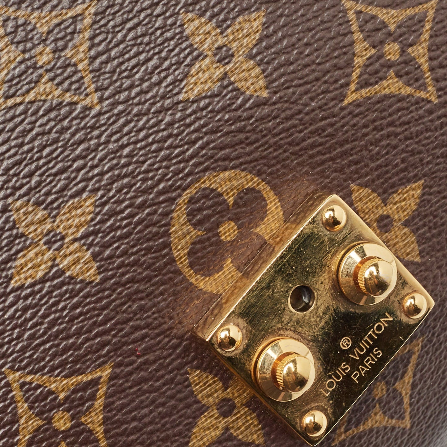 Louis Vuitton  Monogram Canvas And Leather Pallas Chain Bag