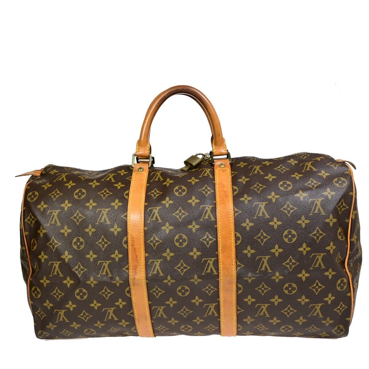 Louis Vuitton Keepall 50  Canvas Travel Bag ()