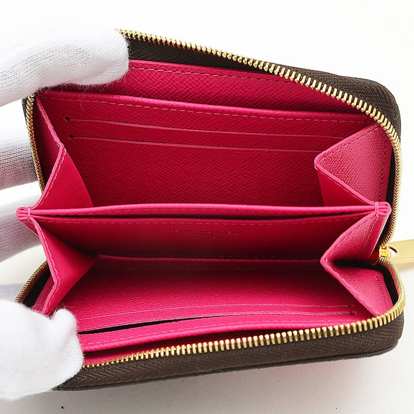 Louis Vuitton Zippy Coin Purse  Canvas Wallet  ()