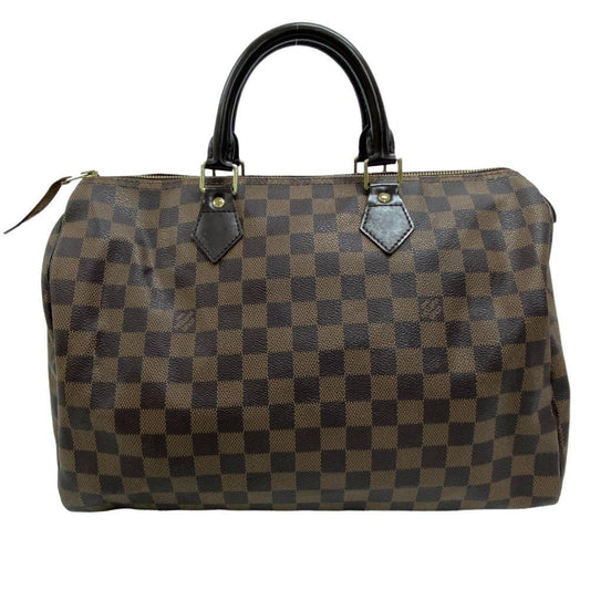 Louis Vuitton Speedy 35  Leather Handbag ()