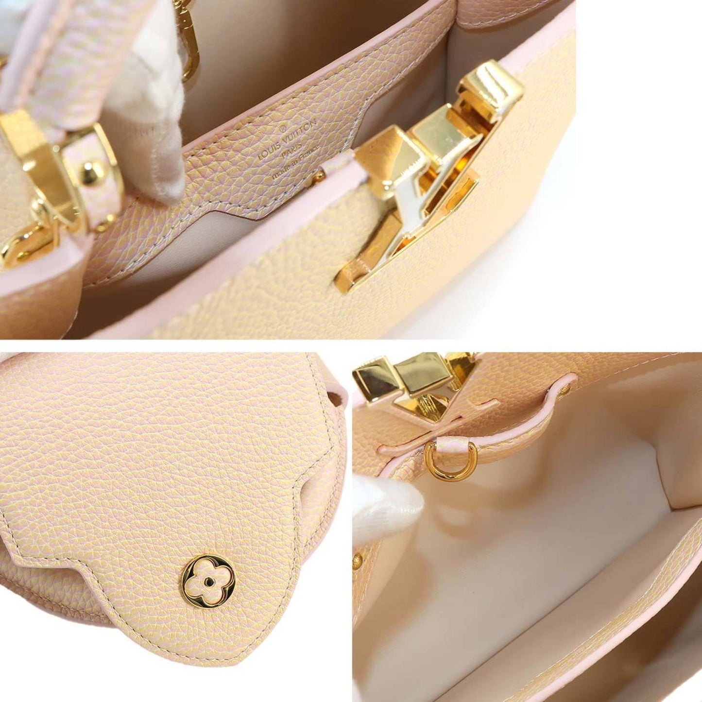 Louis Vuitton Capucines  Leather Shoulder Bag ()